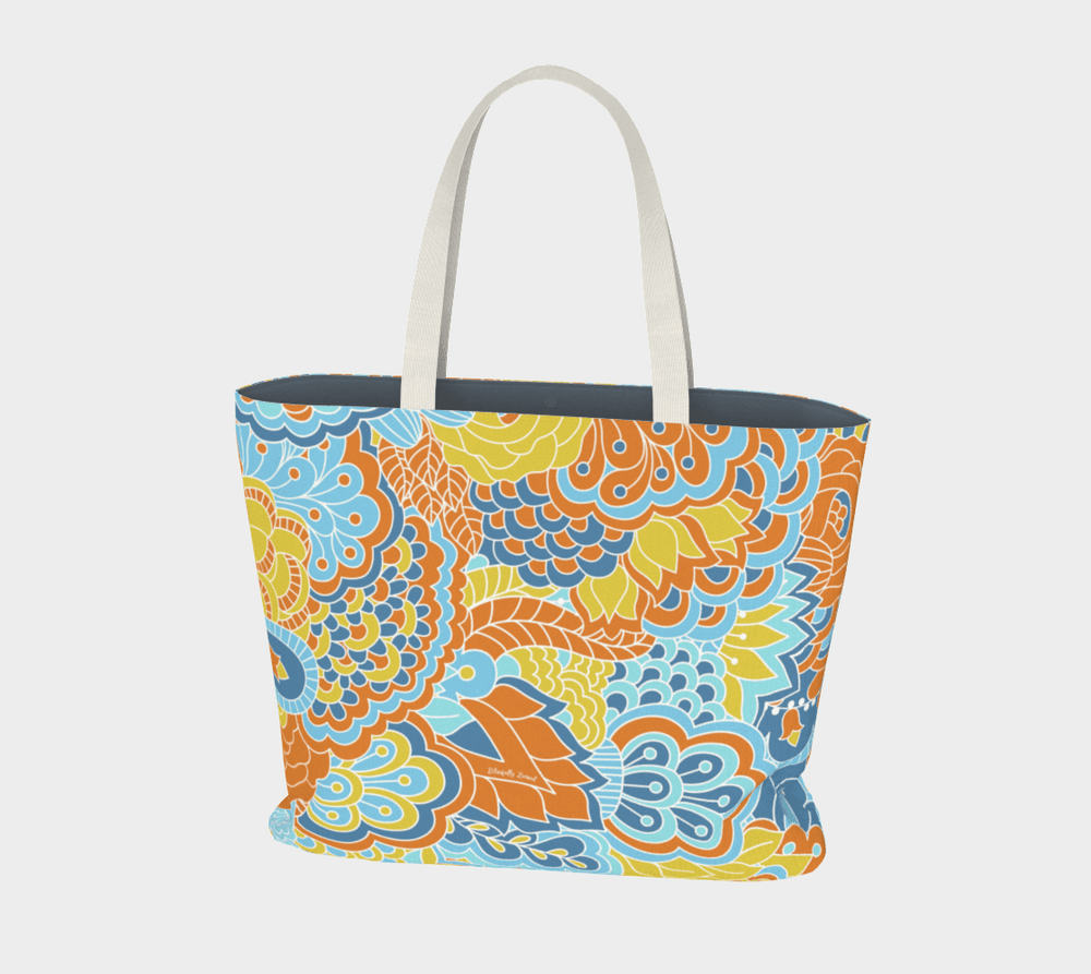 Pinsa Canvas Carry All Tote Bag - Blissfully Brand
