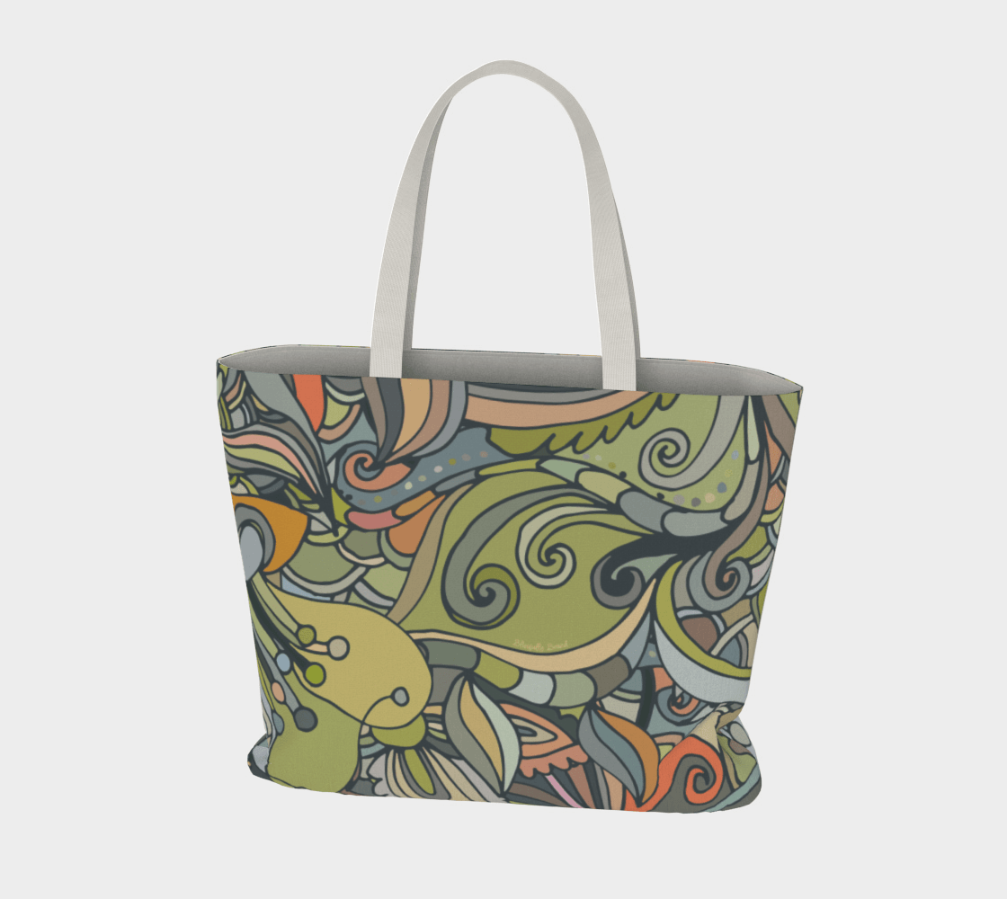 Jana Canvas Carry All Tote Bag - Blissfully Brand