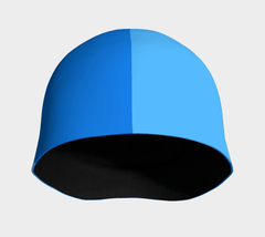 Imi Blue Color Block Beanie - Blissfully Brand