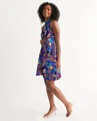 Jina Halter Flare Dress - Blissfully Brand