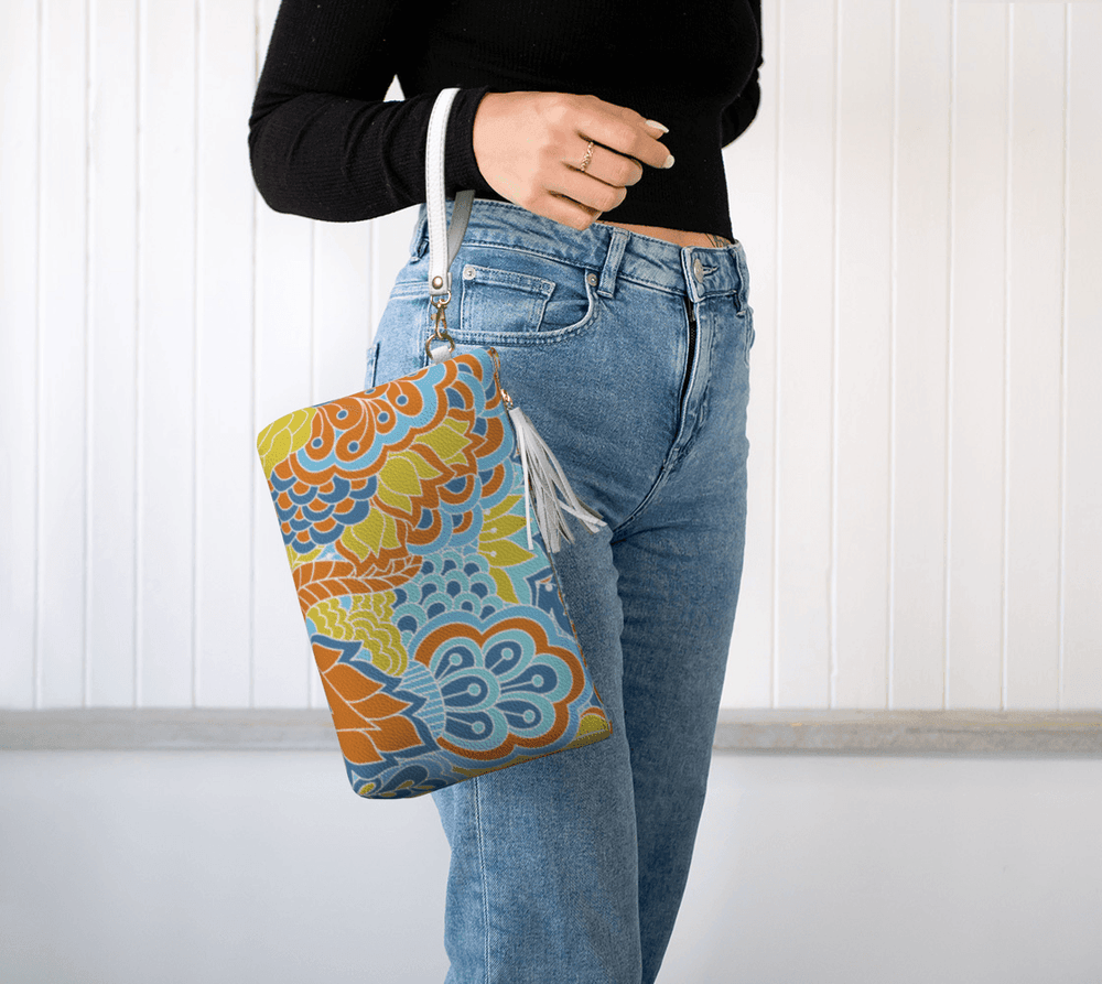Pinsa Vegan Leather Wristlet - Blissfully Brand