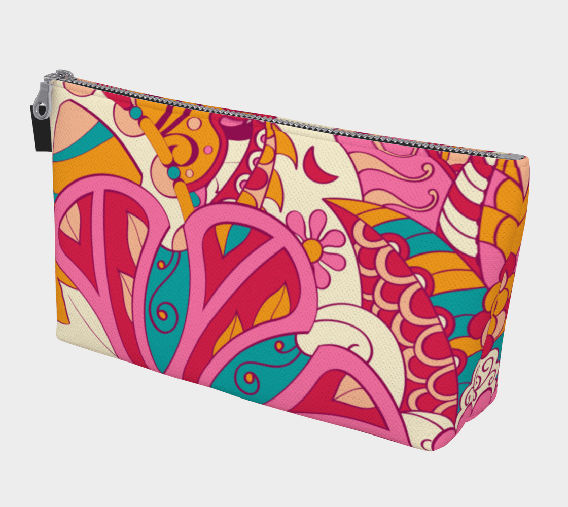 Sameri Canvas Makeup Bag - Blissfully Brand