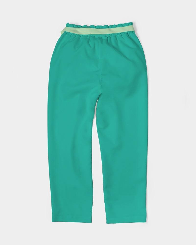 Mima Green Belted Tapered Pants - Blissfully Brand