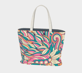 Arane Large Market Tote - Abstract Floral Print