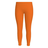 Amai Tango Orange Lycra Leggings - Fashion - Activewear - Casual - Sport - Handmade in England