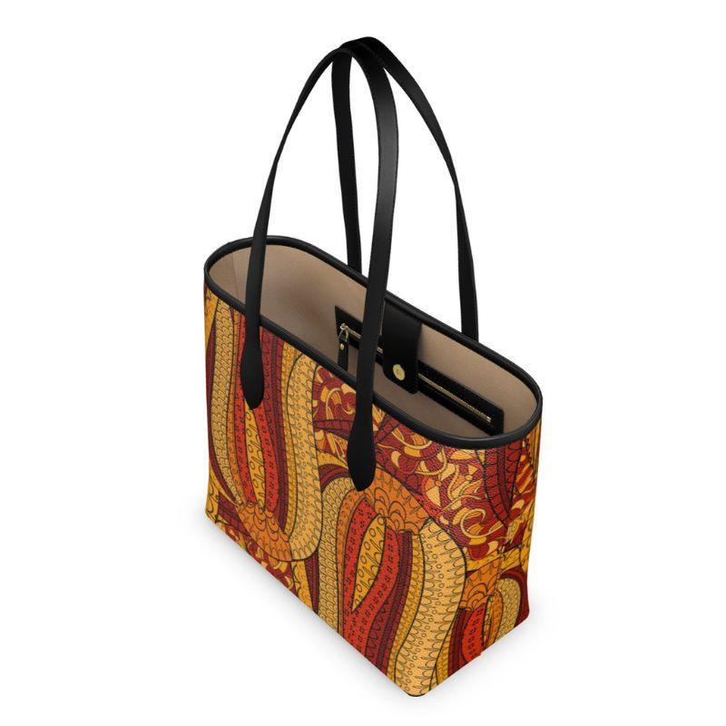 Ame Leather Shopper Tote - Blissfully Brand