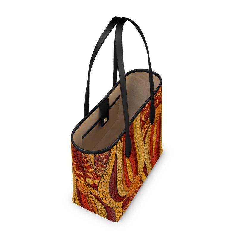 Ame Leather Shopper Tote - Blissfully Brand