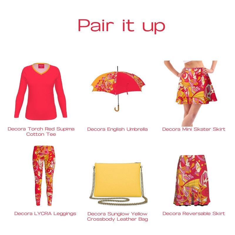 Decora Sunglow Yellow Crossbody Leather Chain Bag - Blissfully Brand