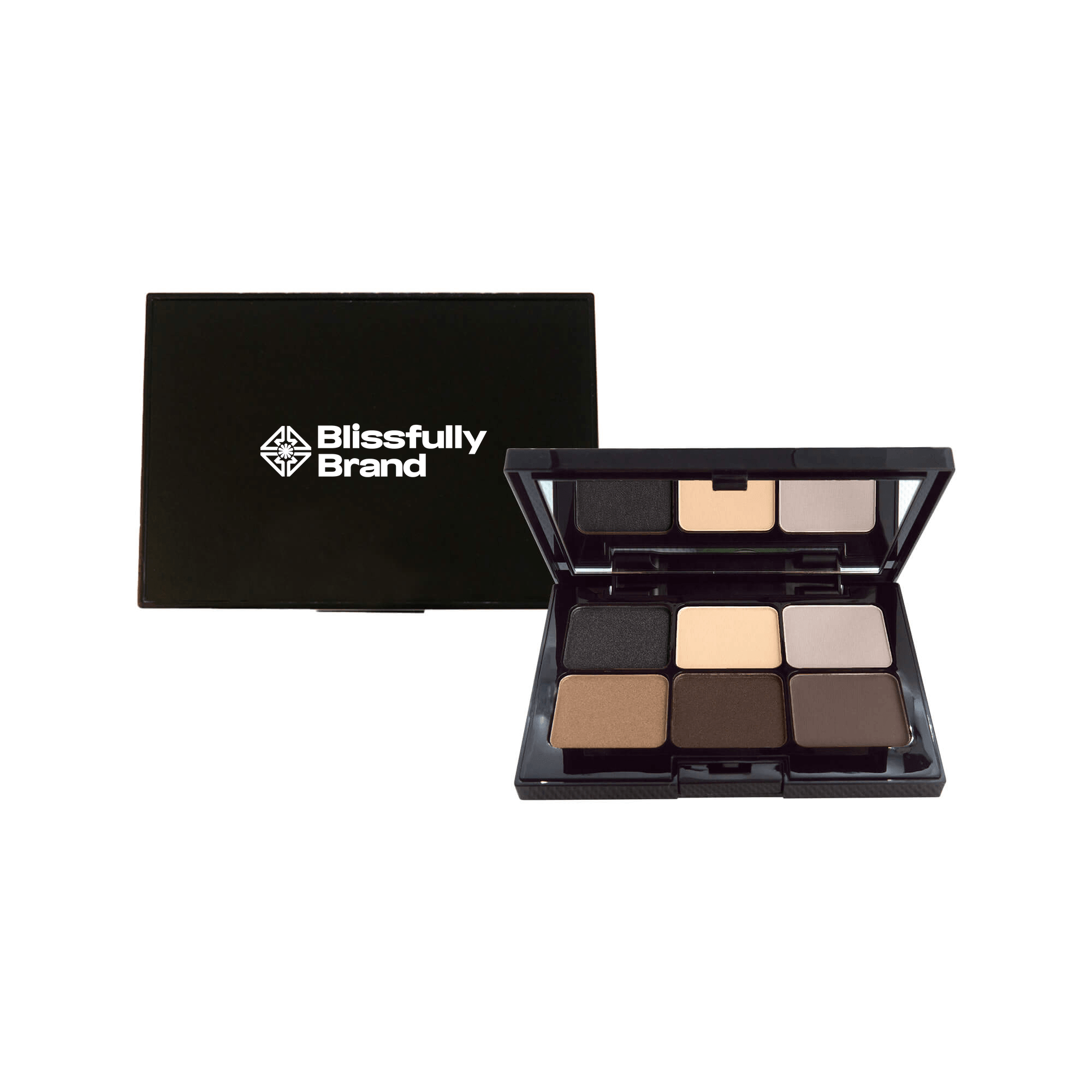 Eyeshadow Palette - Dark Storm - Brown - Vegan | Blissfully Brand Beauty & Cosmetics