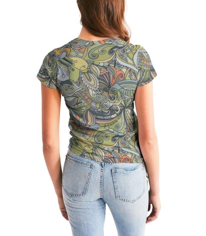 Jana Fitted Crew Neck Tee - Blissfully Brand