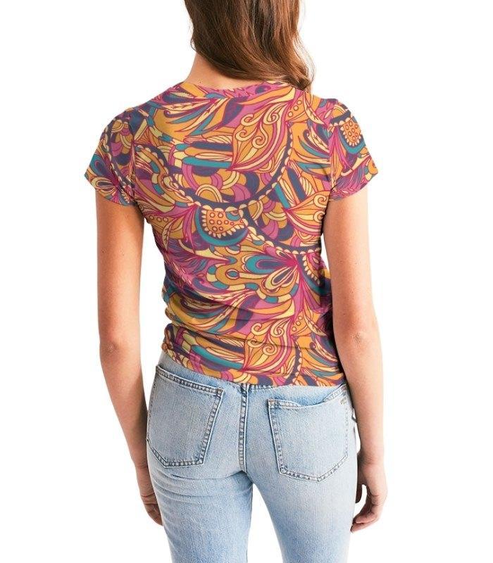 Kuna Fitted Crew Neck Tee - Blissfully Brand