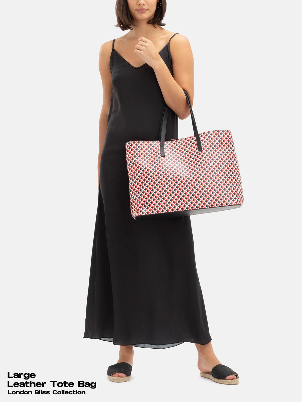 Eranas Large Leather Tote - Blissfully Brand