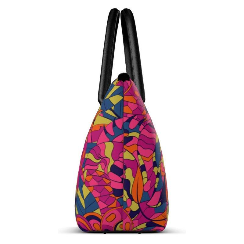 Lina Large Zip Top Satin Tote - Blissfully Brand