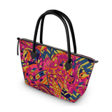 Lina Large Zip Top Satin Tote - Blissfully Brand