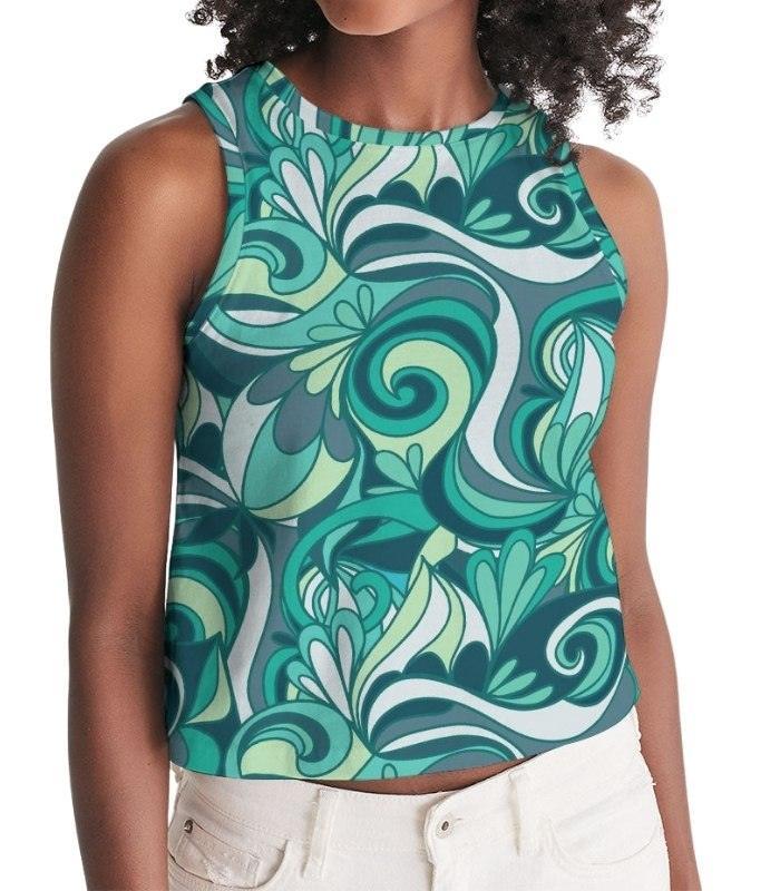 Mima Cropped Tank Top - Blissfully Brand