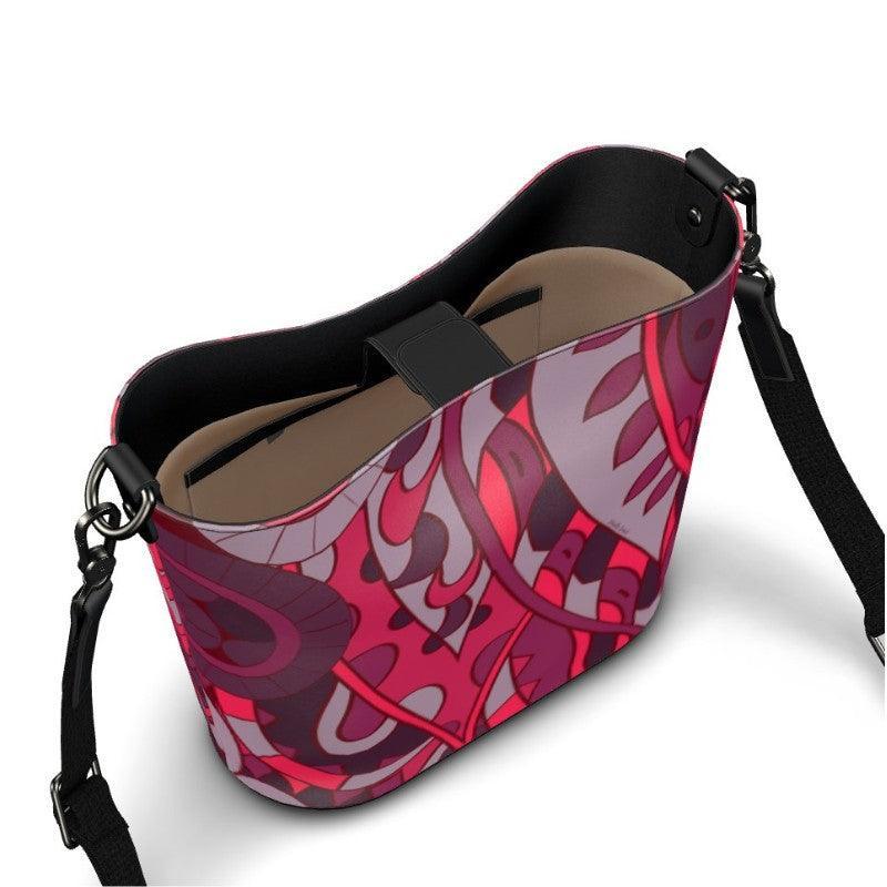 Pena Large Leather Bucket Tote - Blissfully Brand