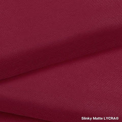 Renai Venetian Red LYCRA® Mid-Rise Cropped Leggings - Blissfully Brand