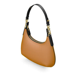 Renai - Indochine Orange Small Leather Curve Bag - Blissfully Brand