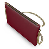 Renai Venetian Red Crossbody Leather Chain Bag - Blissfully Brand