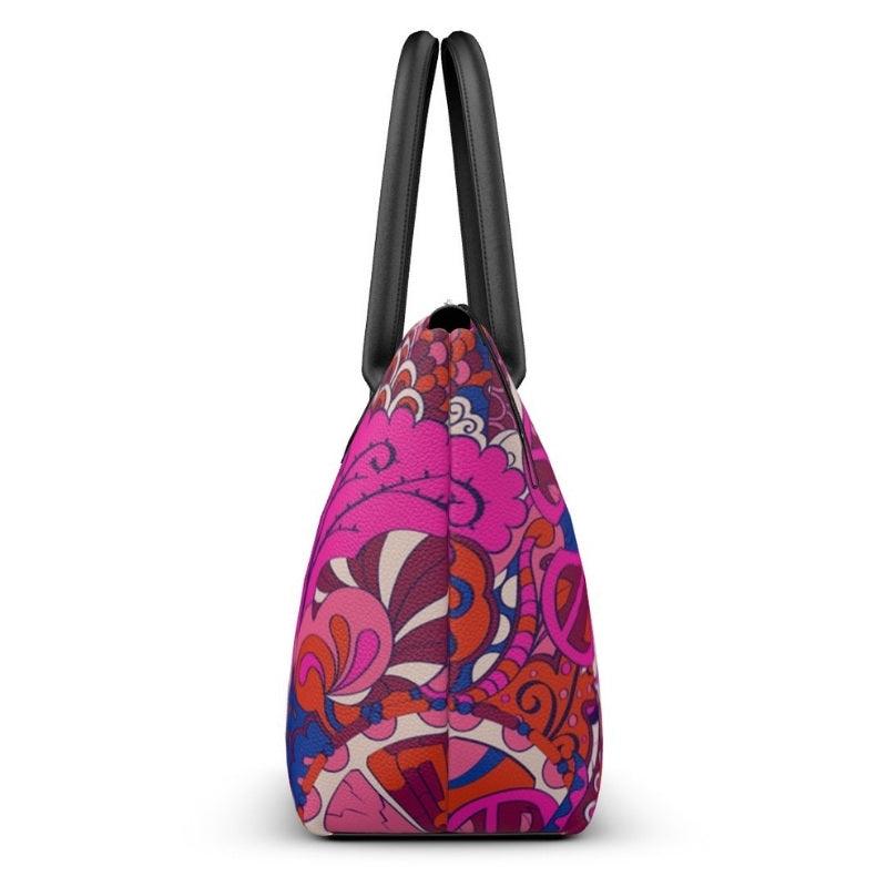 Sameria Large Zip Top Leather Tote - Blissfully Brand