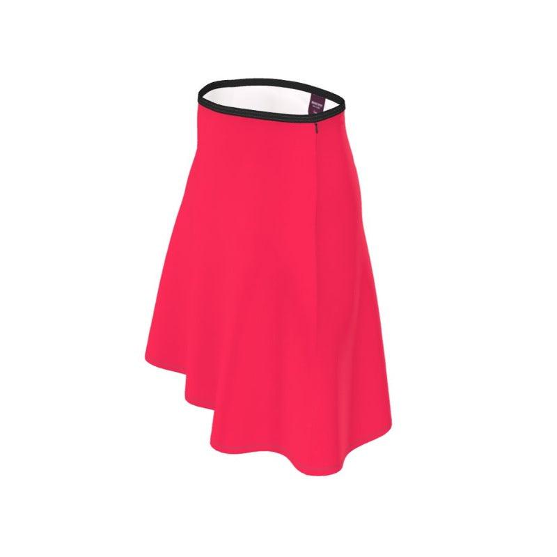 Pena Radical Red Knee Length Skater Skirt - Blissfully Brand