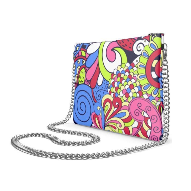 Sechia Crossbody Leather Chain Bag - Blissfully Brand