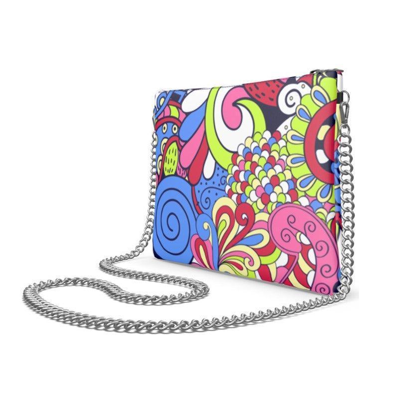 Sechia Crossbody Leather Chain Bag - Blissfully Brand