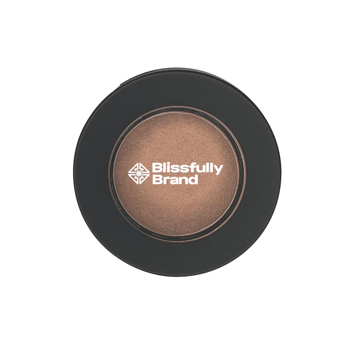 Single Pan Eyeshadow - Peachy - Blissfully Brand Beauty Tan Brown Beige