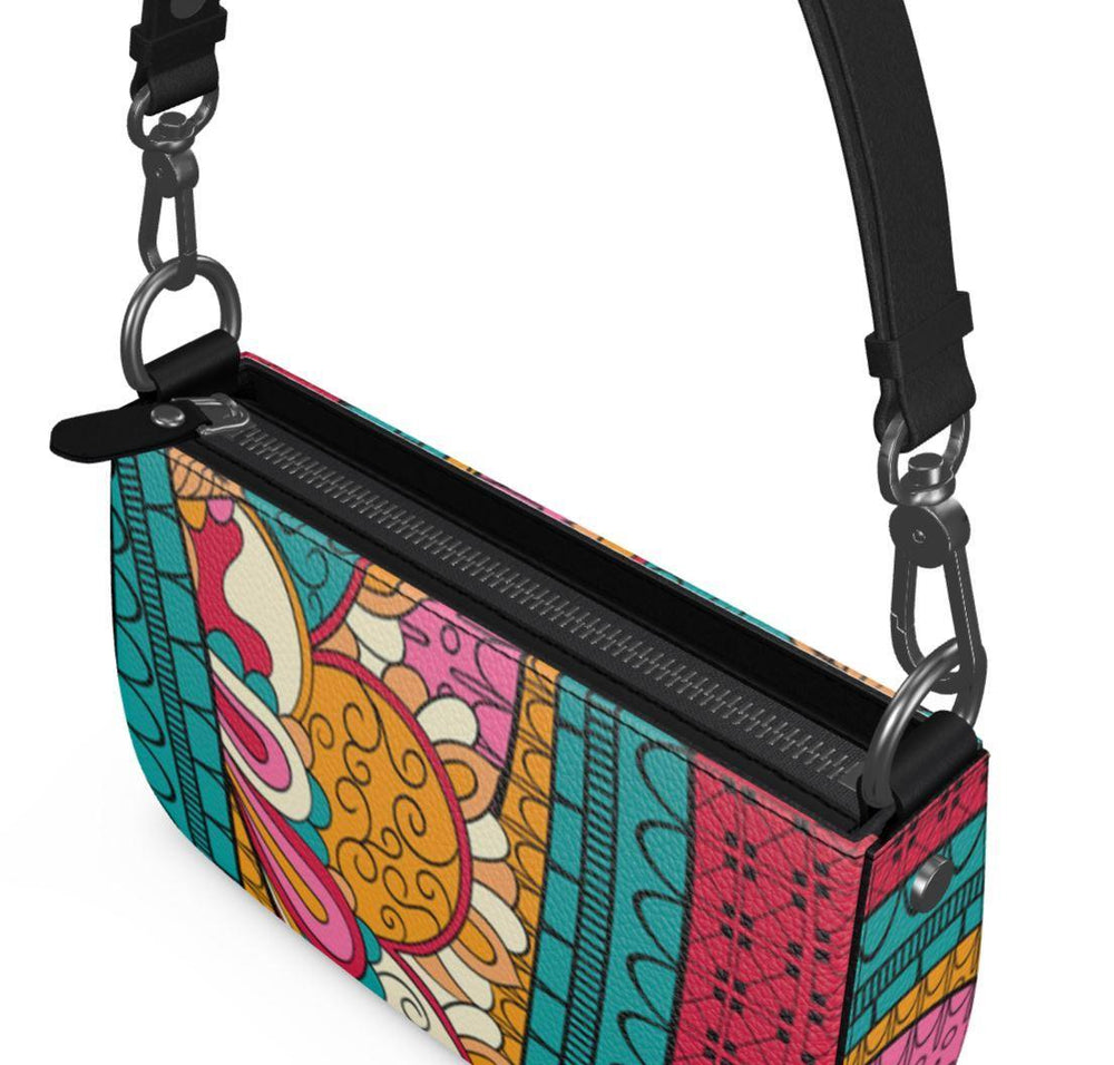 Taki Small Leather Box Bag - Blissfully Brand