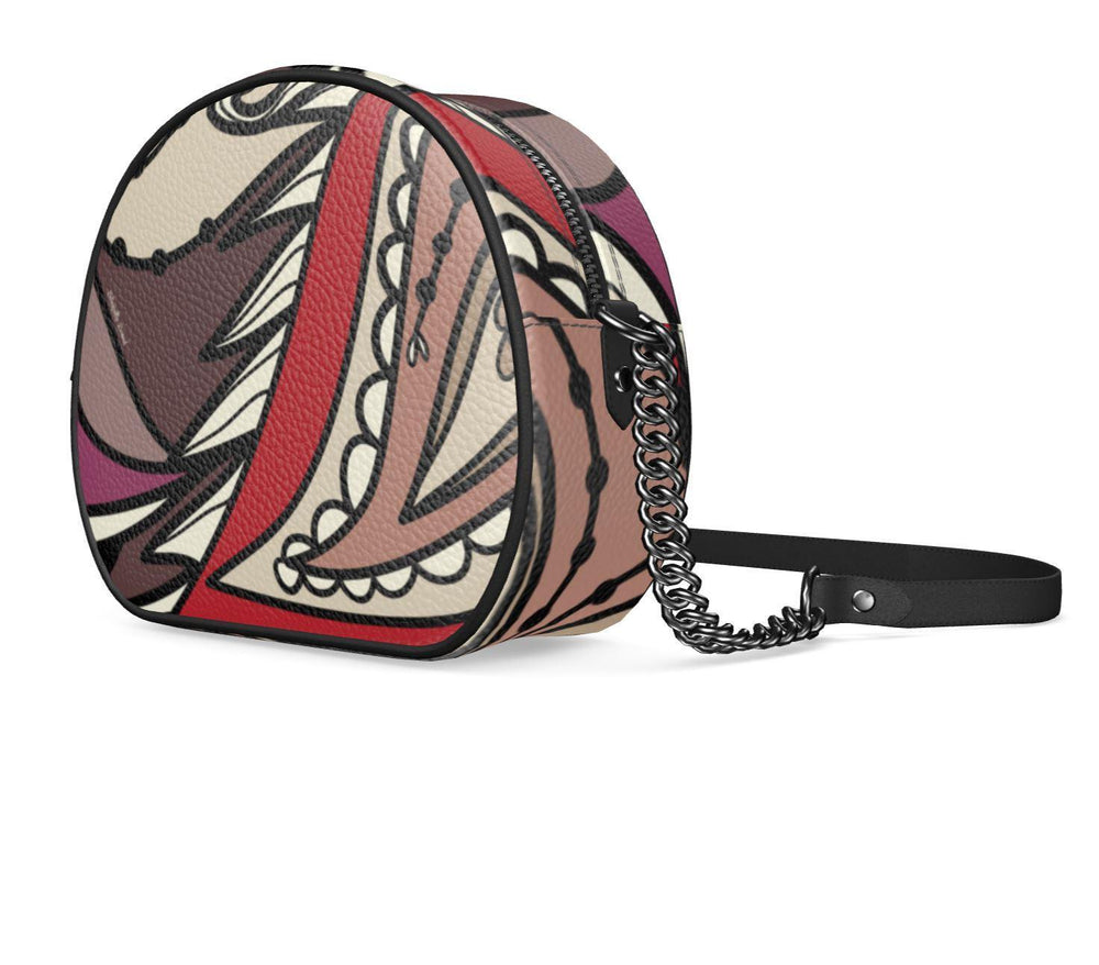 Unia Leather Crossbody Circle Bag - Blissfully Brand