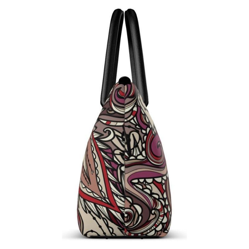 Unia Large Zip Top Satin Tote - Blissfully Brand