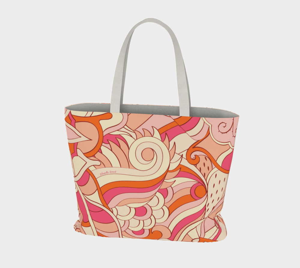 Keki Canvas Carry All Tote Bag - Blissfully Brand