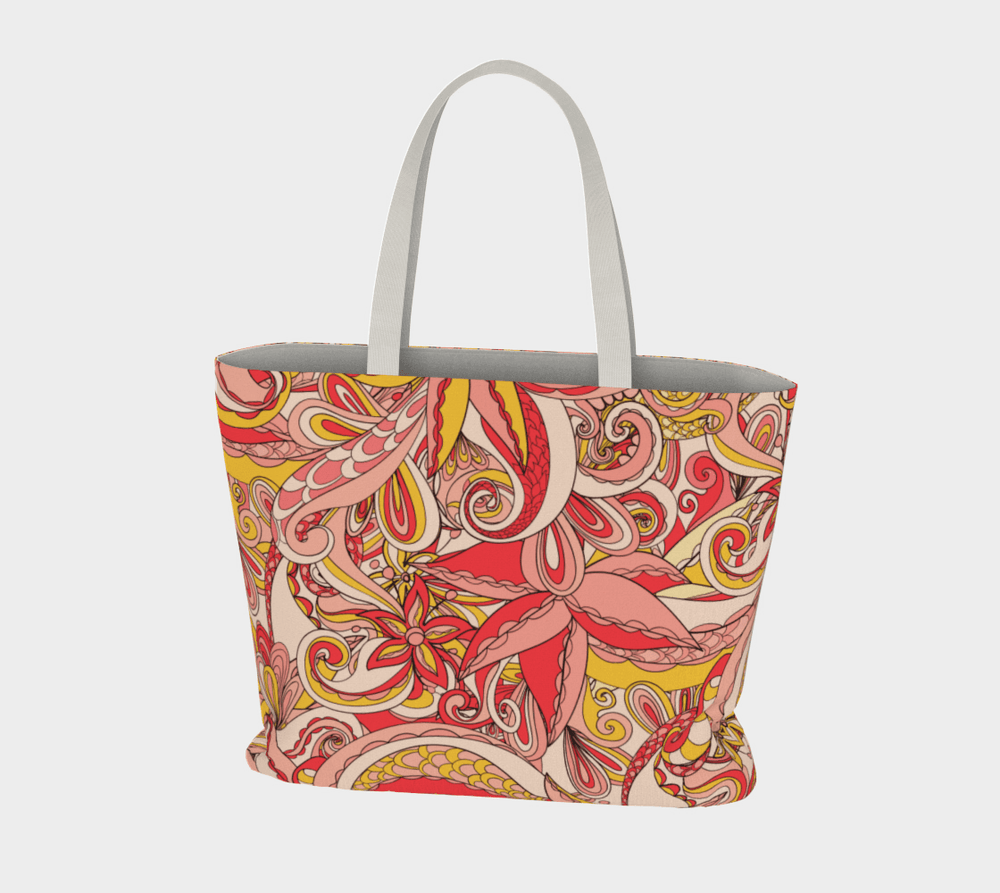 Patty Canvas Carry All Tote Bag - Blissfully Brand