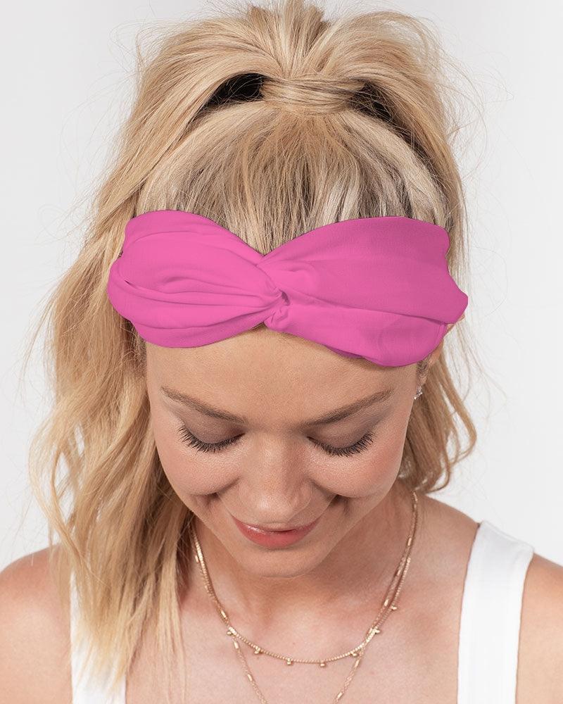 Suki Pink Tee Twist Knot Headband Set - Blissfully Brand