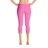 Sechia Hot Pink Mid-Rise Capri Leggings - Blissfully Brand