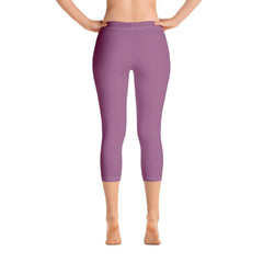 Amai Violet Mid-Rise Capri Leggings - Blissfully Brand