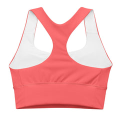 Citra Carnation Red Longline Sports Bra - Blissfully Brand