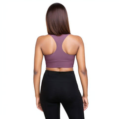 Amai Violet Longline Sports Bra - Blissfully Brand