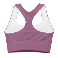 Amai Violet Longline Sports Bra - Blissfully Brand