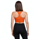Mandra Orange Longline Sports Bra - Blissfully Brand