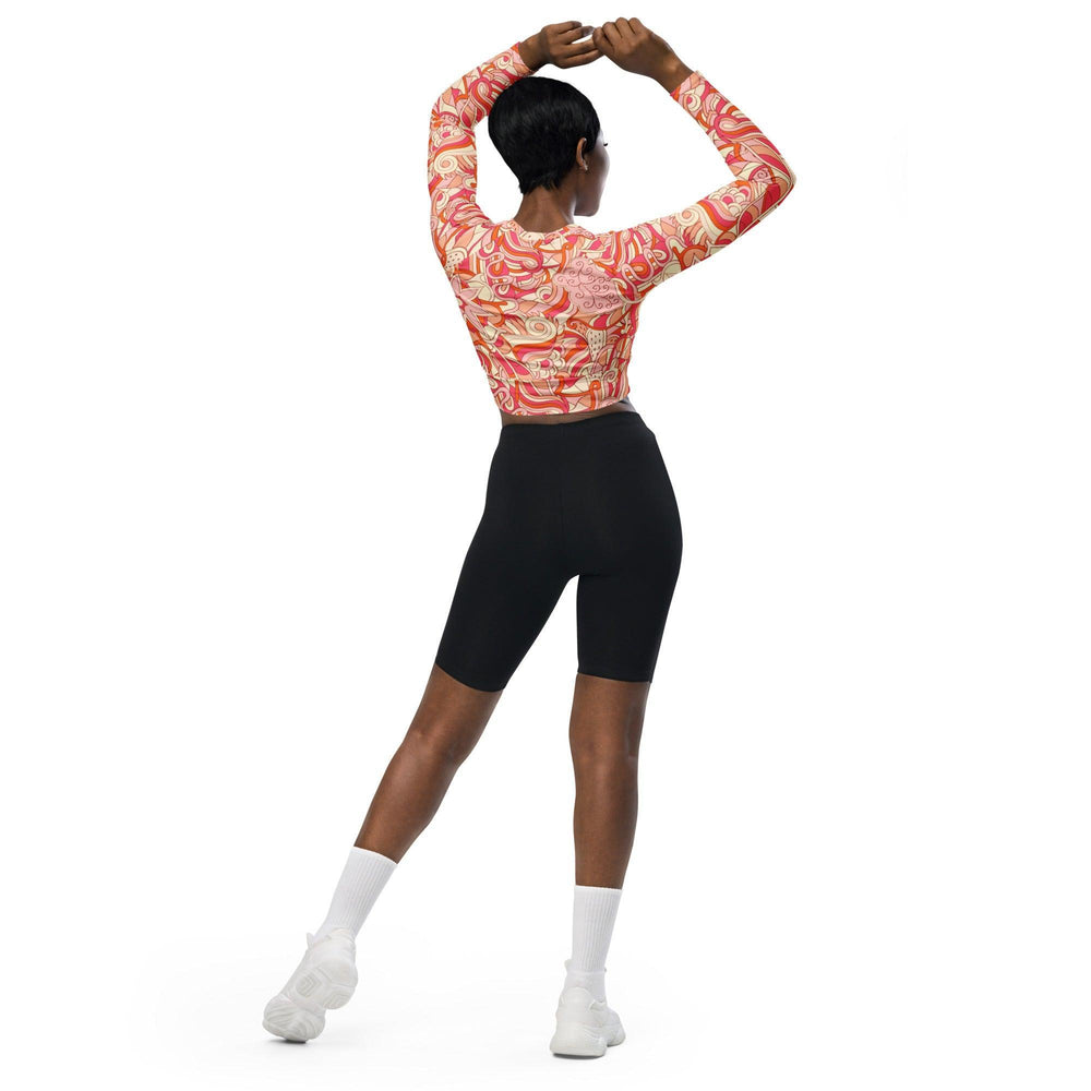 Keki Active Long Sleeve Crop Top - Blissfully Brand