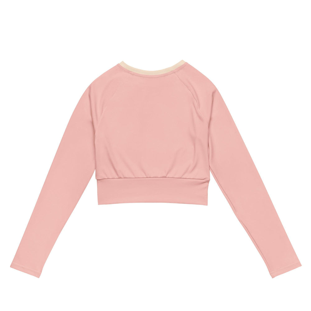Keki Pink Active Long Sleeve Crop Top - Blissfully Brand