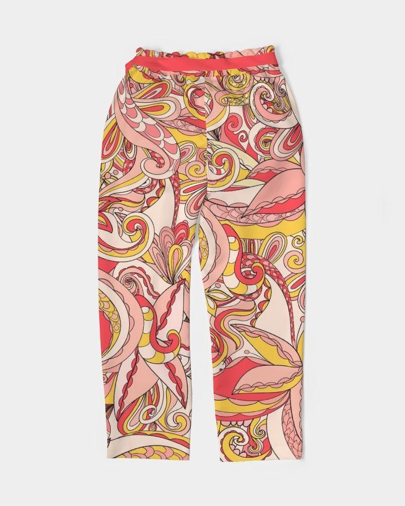 Patty Tie Waist Tapered Pants - Blissfully Brand