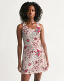 Astry Racerback Dress - Poppy Floral in Pink & Fuchsia