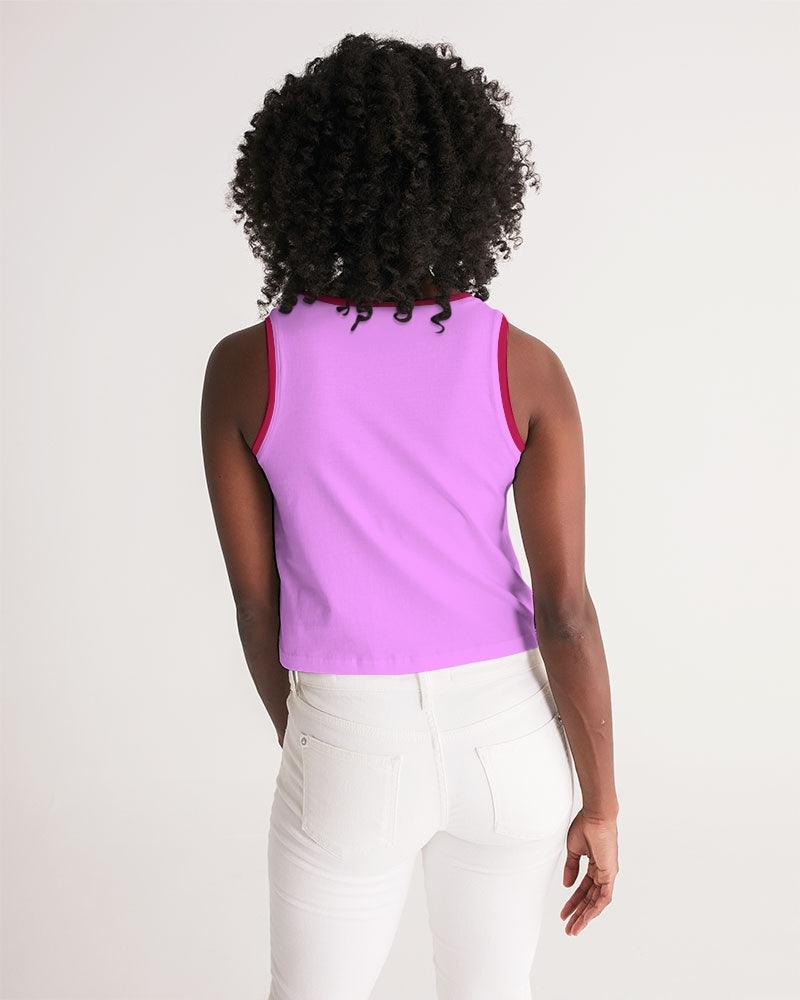 Seki Magenta Cropped Tank Top - Blissfully Brand