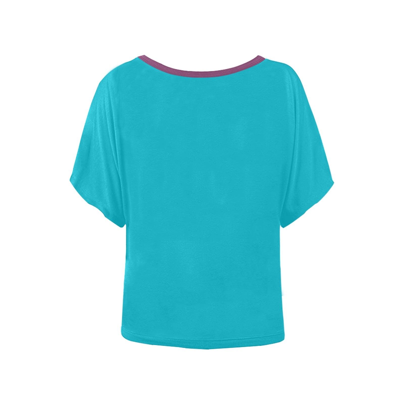 Antina Blue Batwing Sleeve T-Shirt - Blissfully Brand