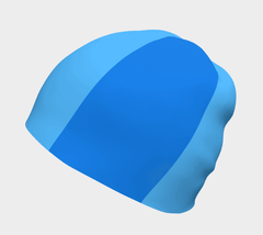 Imi Blue Color Block Beanie - Blissfully Brand