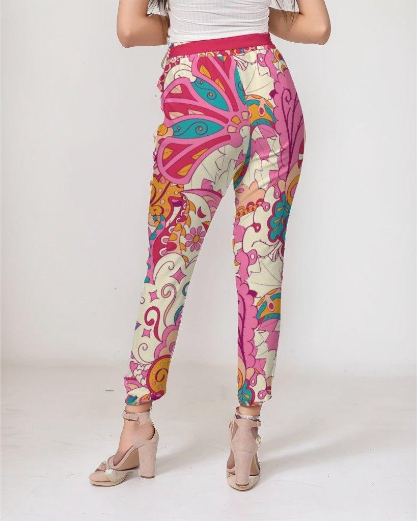 Sameri Tie Waist Tapered Pants - Blissfully Brand