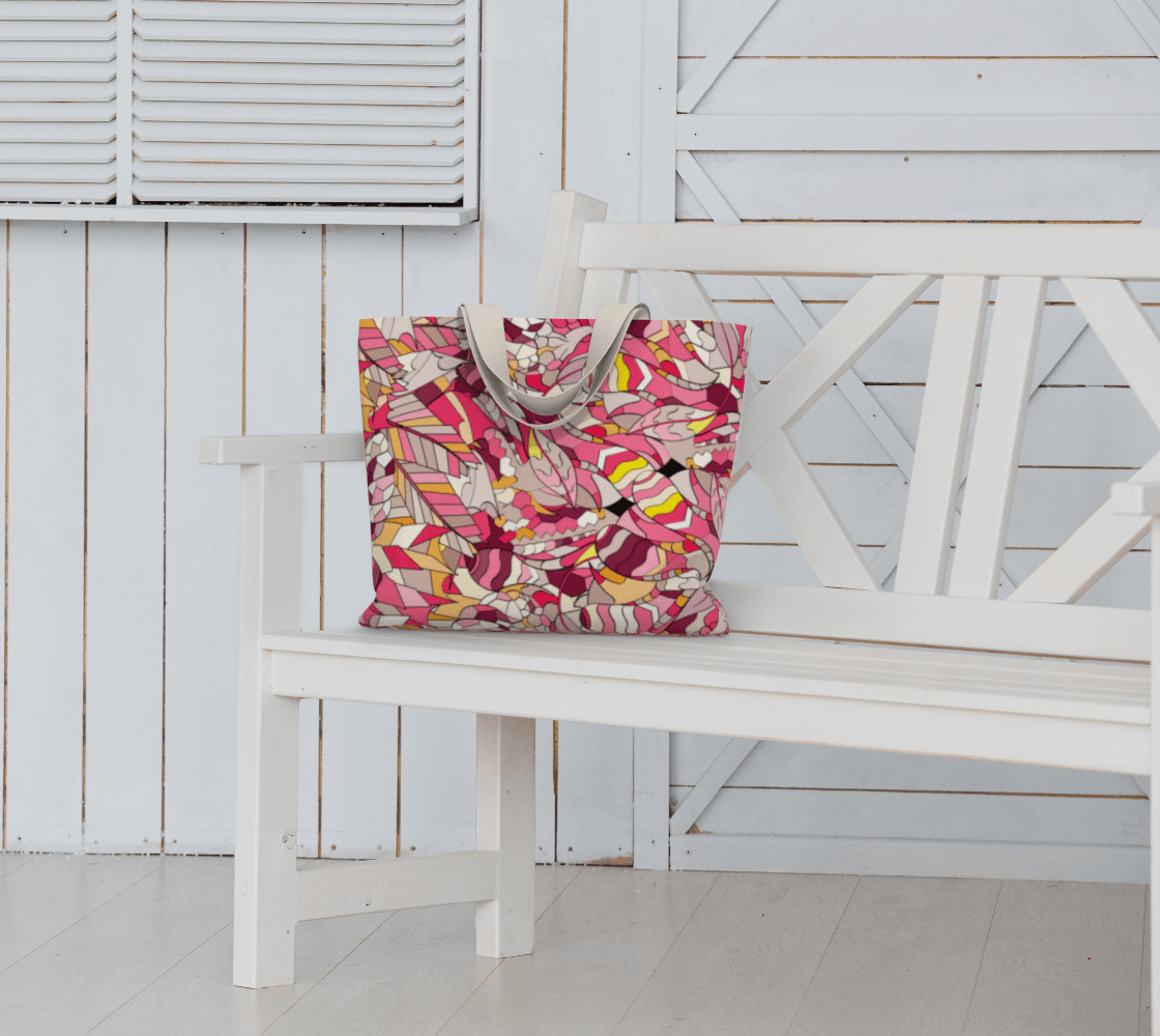 Perl Canvas Carry All Tote Bag - Blissfully Brand