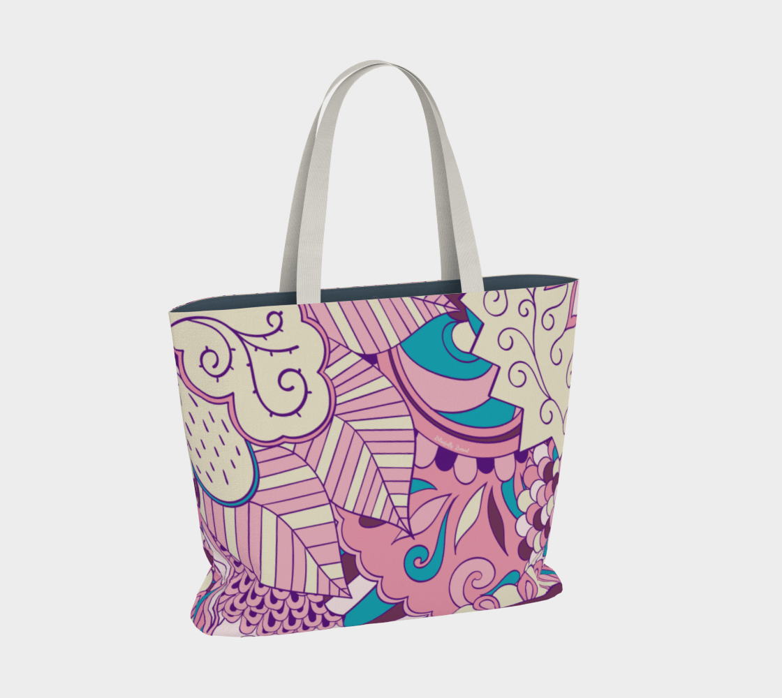 Antina Canvas Carry All Tote Bag - Blissfully Brand